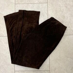 Women's Apostrophe Leather Polyester Lined Pants 8